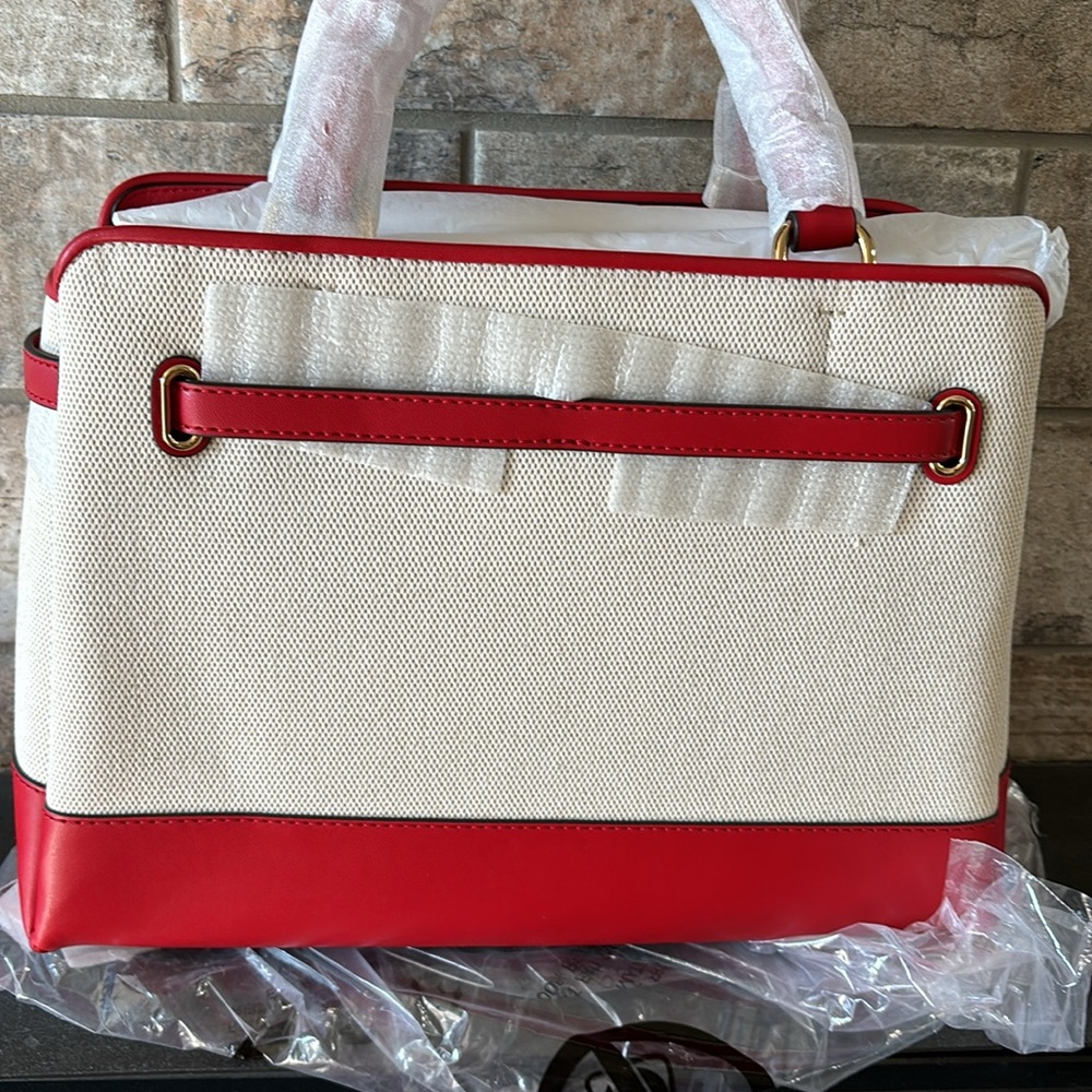 NWT Michael Kors Straw and Red Reed - Picture 4 of 8